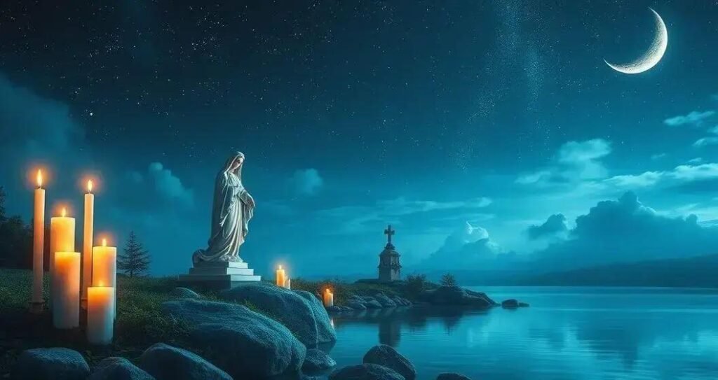 8 Poderosas Orações da Noite com Nossa Senhora para Acalmar o Coração